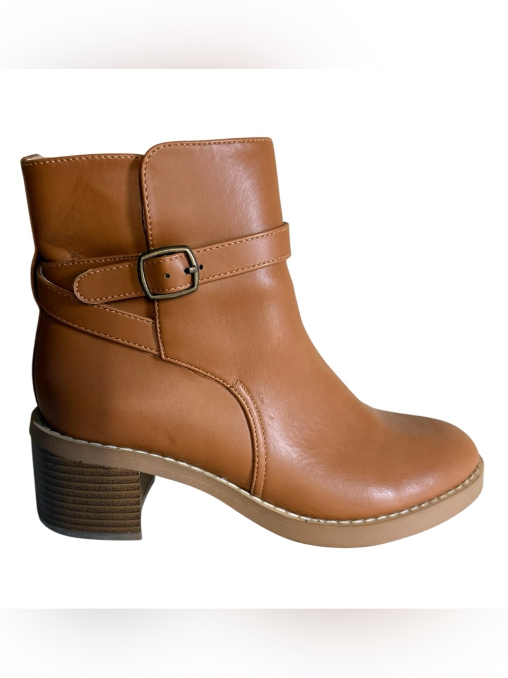 Ann Taylor Loft Ankle Booties Tan Size 7